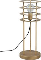 Industriële tafellamp - Lamp - Industrieel - Sfeer - Interieur - Sfeerlamp - Lampen - Sfeerlampen - Tafellampen - Tafellamp - Staande lamp - Luxe - Premium - Metaal - Goud - 55 cm hoog