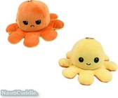 Mood Knuffel Omkeerbaar - Geel/Oranje - Reversible Plush - Blij en Boos - Bekend van TikTok
