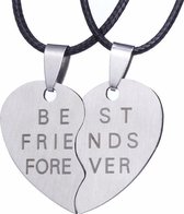 Fako Bijoux® - Vriendschapsketting - BFF Ketting - RVS - Best Friends Forever