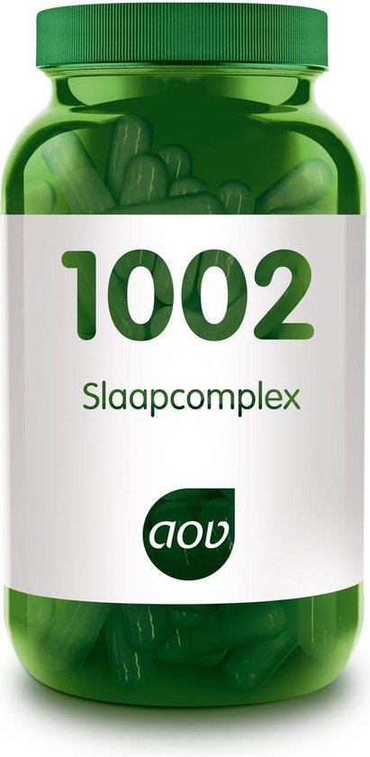 AOV 1002 Slaapcomplex Voedingssupplement - 30 Capsules - Melatonine - Voedingssupplementen