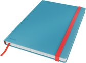 Leitz Cosy Notitieboek B5 Soft Touch Geruit - Notitieboek Hard Cover - Ideaal voor Thuiskantoor/Thuiswerken - Sereen Blauw