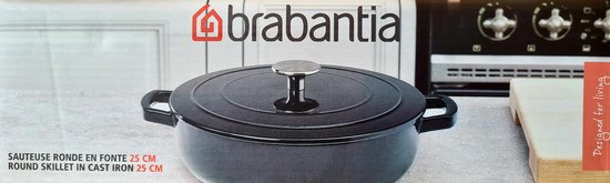 Brabantia - Sauteerpan gietijzer 25 cm | bol.com
