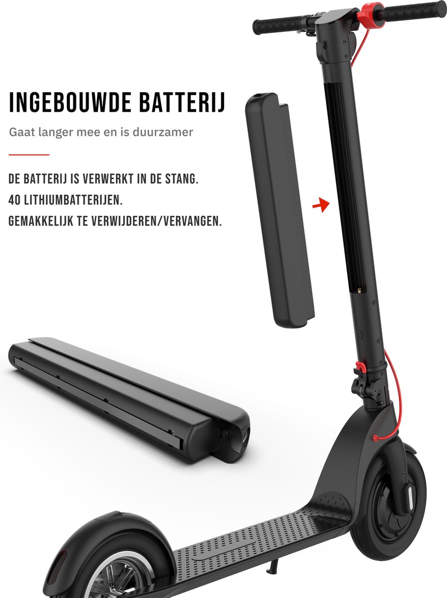 Doogo X8 Elektrische Step – E-Scooter - Voor Volwassenen – Afneembare  batterij – 10 | bol.com