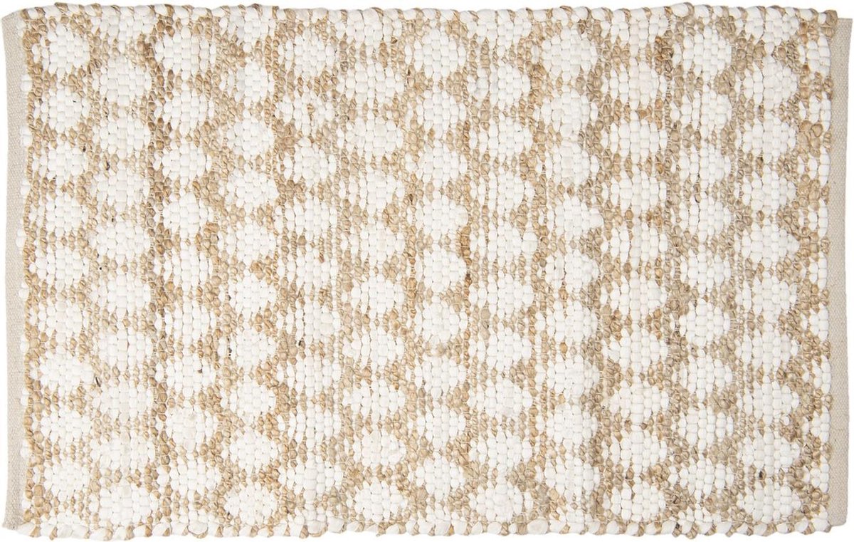 Vloerkleed 60x90 cm Bruin Katoen