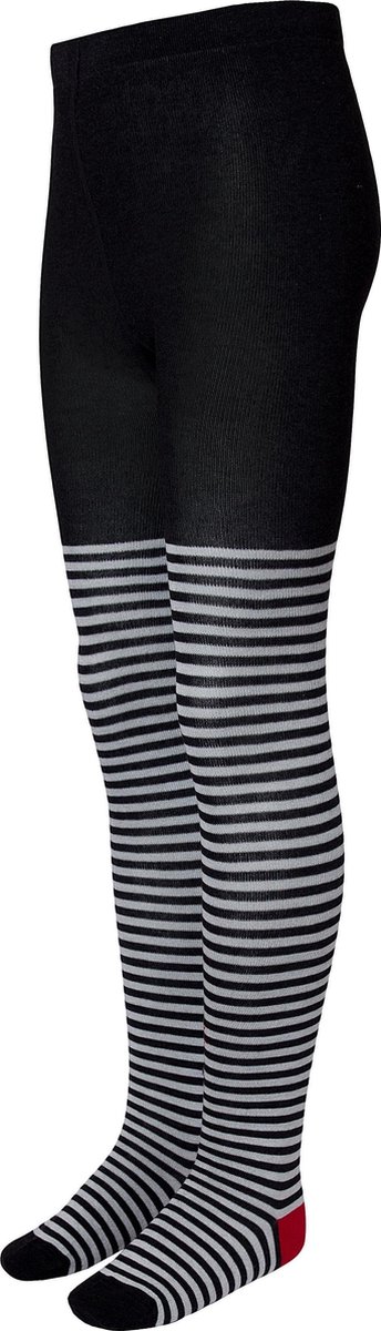Trendy kindermaillot gestreept, maat 116/122 (18), grijs-blauw