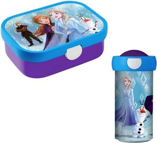 Broodtrommel en schoolbeker - Frozen II - lunchbox - Mepal Campus | bol.com