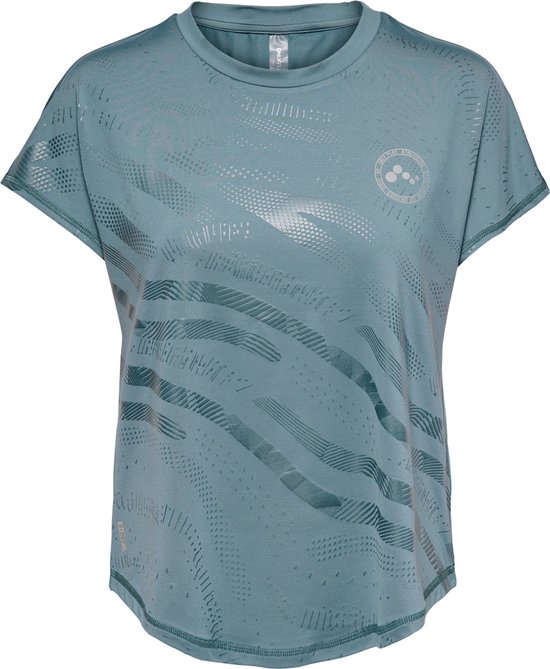 Only Play Onay AOP Loose S/S Training Fitness Top Dames - Maat S