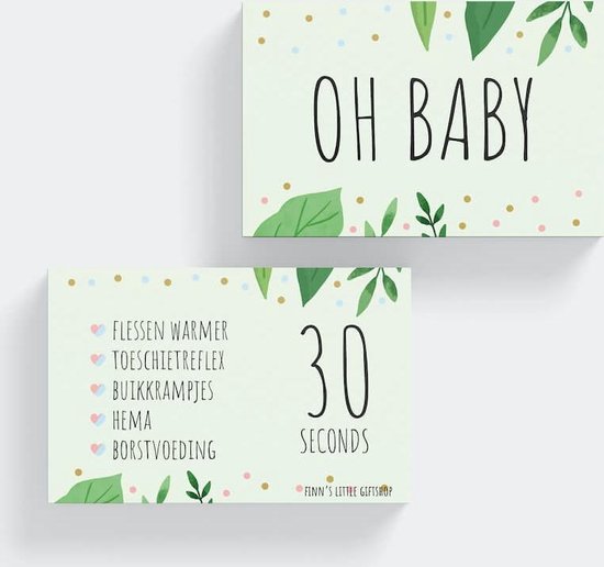 Afbeelding van het spel 30 second babyshower spel