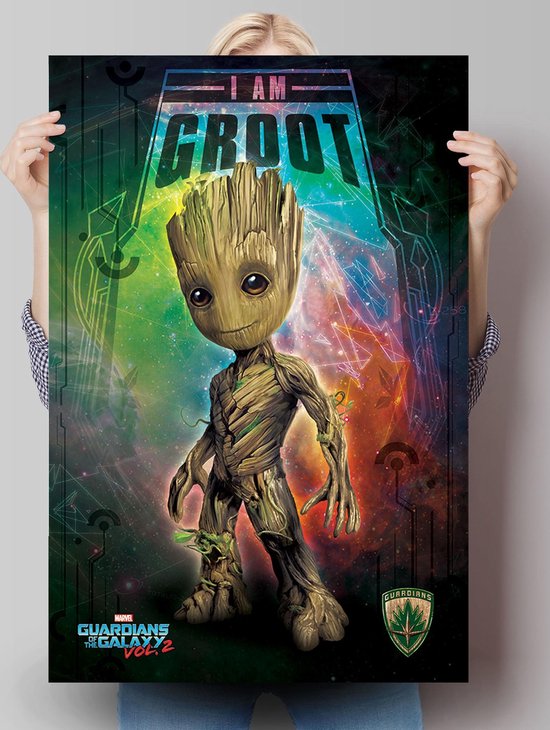 Guardians of the Galaxy - Rocket and Baby Groot Poster, Affiche