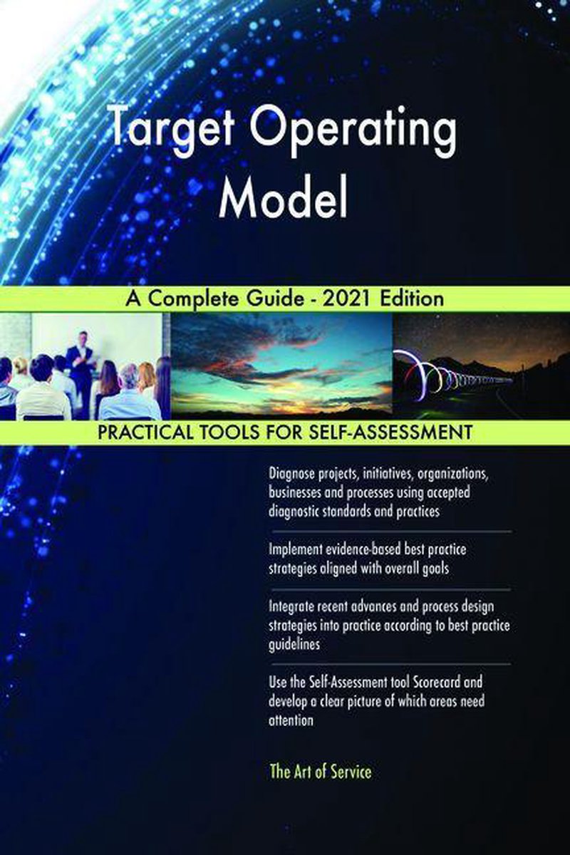 Omslag van Target Operating Model A Complete Guide - 2021 Edition