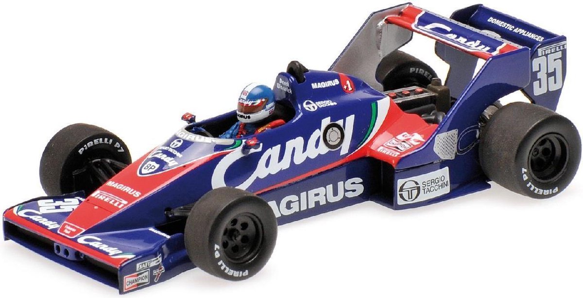 Formule 1 Toleman Hart TG183B D. Warwick Dutch GP 1983 - 1:43 - Minichamps