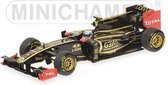 The 1:43 Diecast Modelcar of the Lotus Renault #10 Showcar of 2011. The driver was V. Petrov. The manufacturer of the scalemodel is Minichamps.This model is only online available