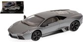 De 1:43 Diecast Modelcar van de Lamborghini Reventon van 2007 in Matt Grey. Dit schaalmodel is beperkt door 2010pcs. De fabrikant is Minichamps.Dit model is alleen online beschikbaar
