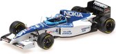 The 1:43 Diecast Modelcar of the Tyrell Yamaha 023 #4 of the Belgium GP 1995. The driver was Mika Salo. The manufacturer of the scalemodel is Minichamps.This model is only online available