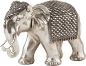 J-Line Olifant Spiegel Poly Zilver Large L 14,7 x B 14,7 x H 13,6 cm