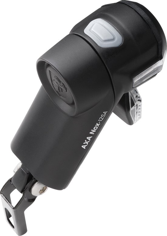 AXA Nox Sport Fietsverlichting - 12 Lux LED Voorlicht - Batterijverlichting - Auto/Off Functie - Double Lens Technology - Geïntegreerde Reflector - 30 m Lichtbeeld - 2.000 m Zichtbaarheid - Zwart — afbeelding 3