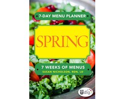 UDig - 7-Day Menu Planner: Spring