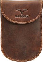 Maverick DALIAN - Anti-Diefstal Autosleutel Hoesje - Keyprotector – RFID - Verticaal - Large - Bruin