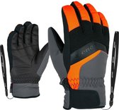 Ziener Labino As(R) Glove Junior Oranje dessin 5 - Wintersporthandschoen