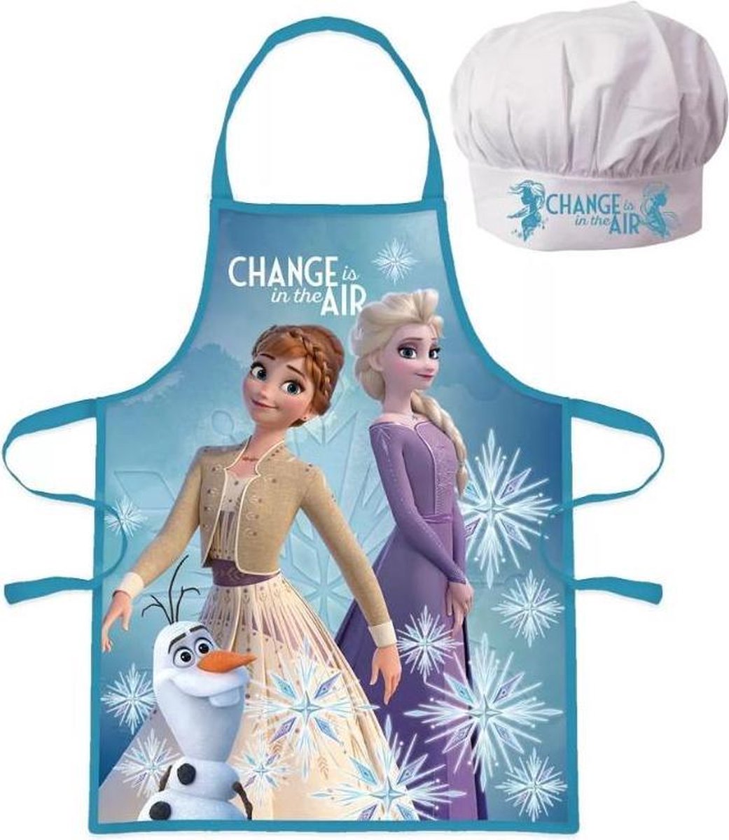Disney Frozen schort met koks muts 3-8 jaar