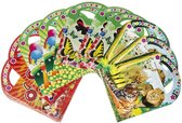 24 stuks Mini kleurboekjes met stickers 9 x 13 cm uitdeelcadeautje kinderfeestje