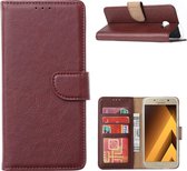 Xssive Hoesje voor Samsung Galaxy A5 2017 A520 - Book Case - geschikt voor 3 pasjes - Bruin