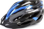 mirage fietshelm 58-62 carbon zwart/blauw