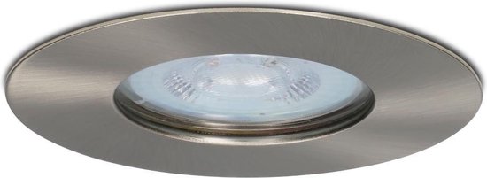 HOFTRONIC Bari - Waterdichte inbouwspot - LED - Rond zaagmaat 70mm - RVS -  Dimbaar - 5... | bol.com