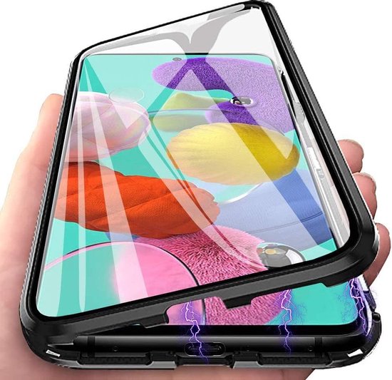 Bestuiven sectie Sijpelen iPhone XR magnetisch hoesje - 360 full-body hoes - Screenprotector voor- en  achterkant... | bol.com