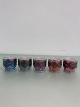 La Cucina: bakvormpjes voor cupcakes en muffins - set van 5 keer 80 stuks (gekleurd)