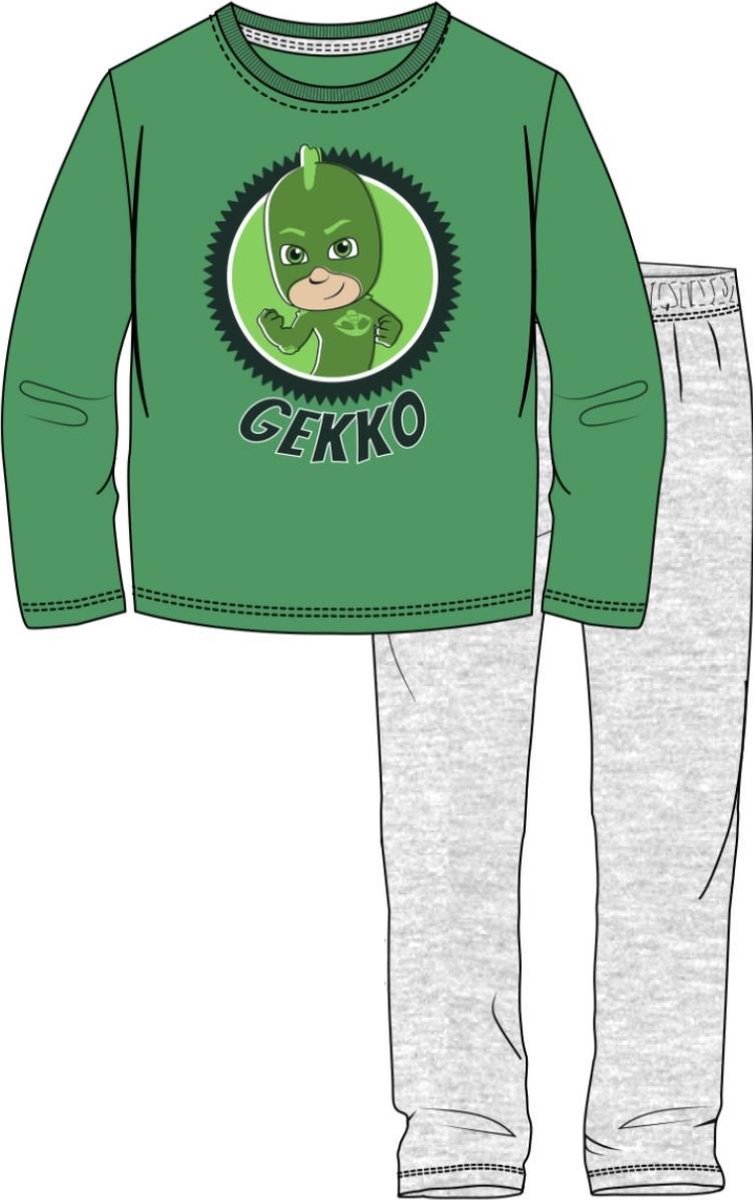 PJ Masks pyjama - groen - grijs - Maat 98 / 3 jaar