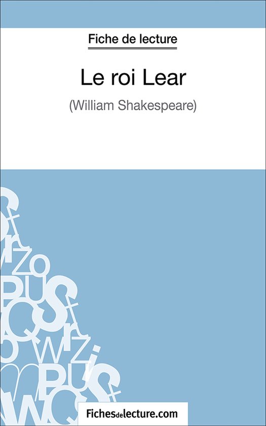 Le roi Lear - cover