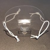 3 Stuks- Anti mist Transparant Gelaatsmasker Spatmasker - Veiligheid Vizier - Gezicht Shield Plastic Vizier - Hygiëne Veiligheid- Gelaatsscherm