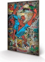 MARVEL COMICS - Impression sur Bois 40X59 - Spider-Man Retro : P.Derive , ML