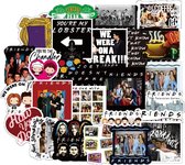 Friends stickers - mix met 50 stickers voor laptop, muur, deur, kast etc. TV serie