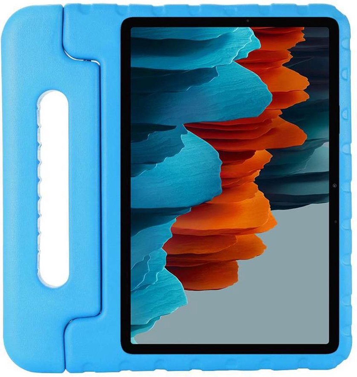 Samsung Galaxy Tab S7 Kinder Tablet Hoes hoesje - Just in Case - Blauw - EVA-foam
