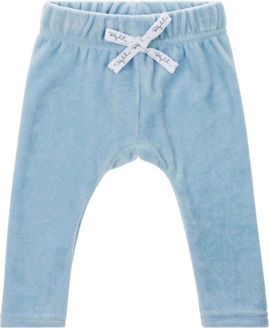 Baby de Luxe Broekje teddystof licht blauw