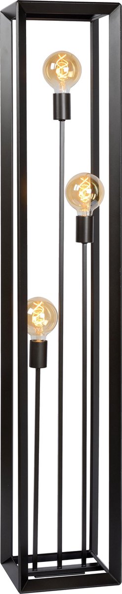 Boom Briljant Sobriquette Lucide THOR Vloerlamp - 3xE27 - Grijs ijzer | bol.com