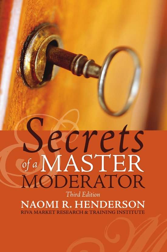 Secrets of a Master Moderator - cover