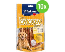 Vitakraft CHICKEN Bonas Sticks Kip - hondensnack - 80 gram - 10 verpakkingen