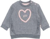 Feetje Sweater We Are Family Girls Antraciet Melange MT. 62