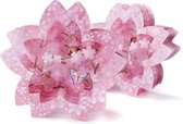 Pop up kaart 3D Sakura-papierillustraties Sakura kersenbloesem met Vlinders en Bloemen Valentijn Moederdag Beterschap pop-up wenskaart