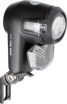 AXA Nox City 4 Lux - Fietslamp voorlicht - LED Koplamp - Fietsverlichting op Batterij - Auto/Off - Zwart