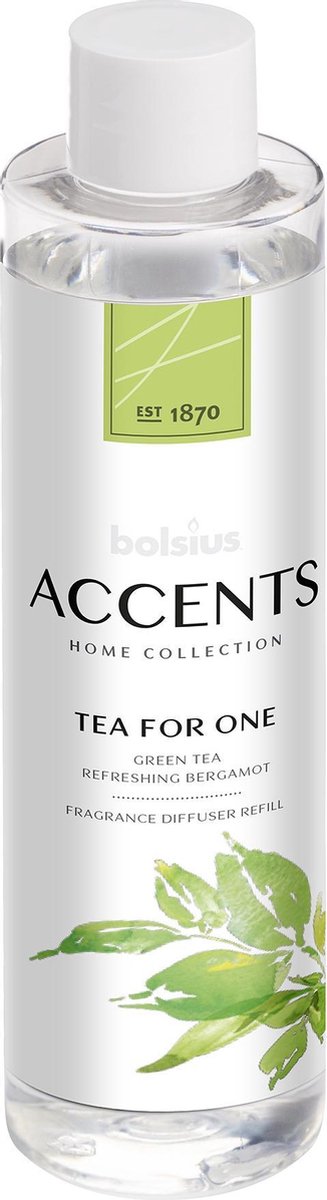 Bolsius Accents diffuser 200 ml refill tea for one