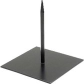 Only Deco | Metalen pin op voet | Hobbydecoratieobject | H: 18 cm | Antraciet
