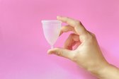Siliconen Menstruatiecup – Maat L – Inclusief Sterilisator - Herbruikbare menstruatie Cup – BPA Vrij