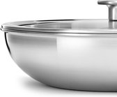 Wok Multi plis KitchenAid - 28 cm / 3,57 L - Acier inoxydable - Induction