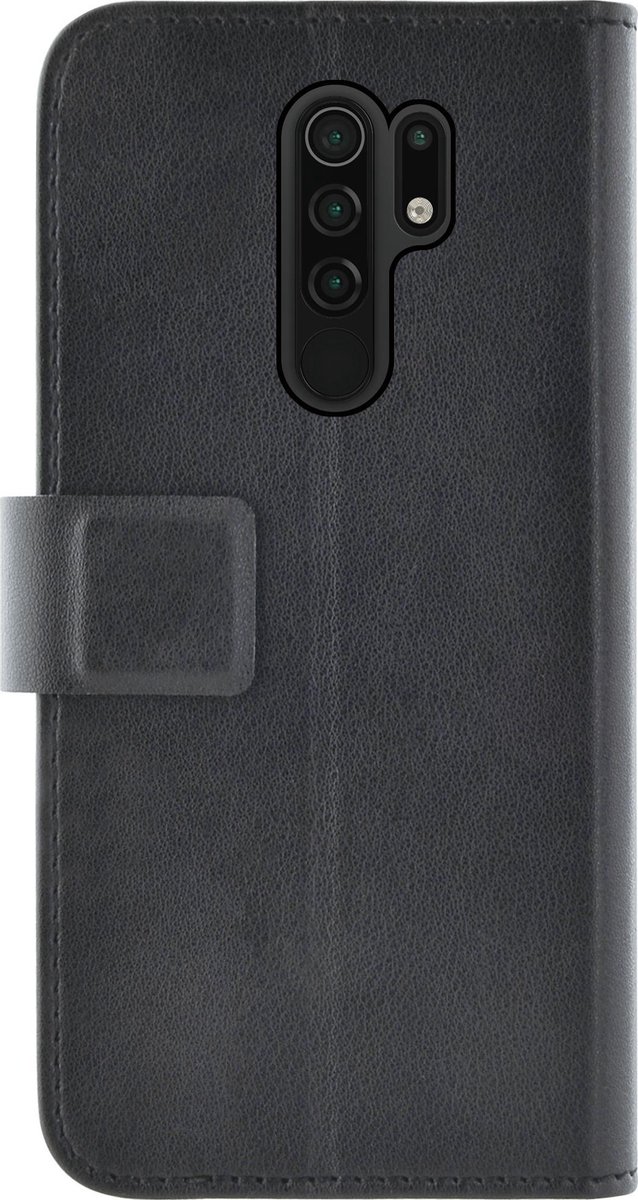 Azuri Xiaomi Redmi 9 hoesje - Walletcase - Zwart