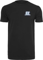 Urban Classics E.T. Dames Tshirt -S- E.T. Logo And Space Zwart