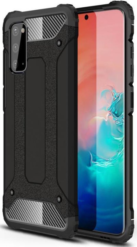 Coque arrière antichoc GSM-Basix pour Samsung Galaxy S10 Lite Zwart